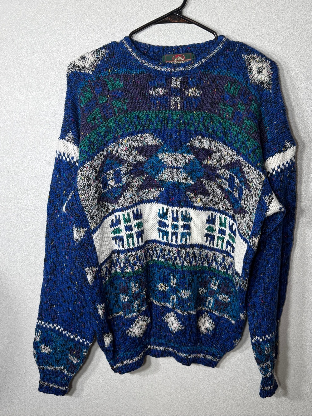 Vintage Great American Ski Lodge Sweater NWT 100% Acrylic Size M